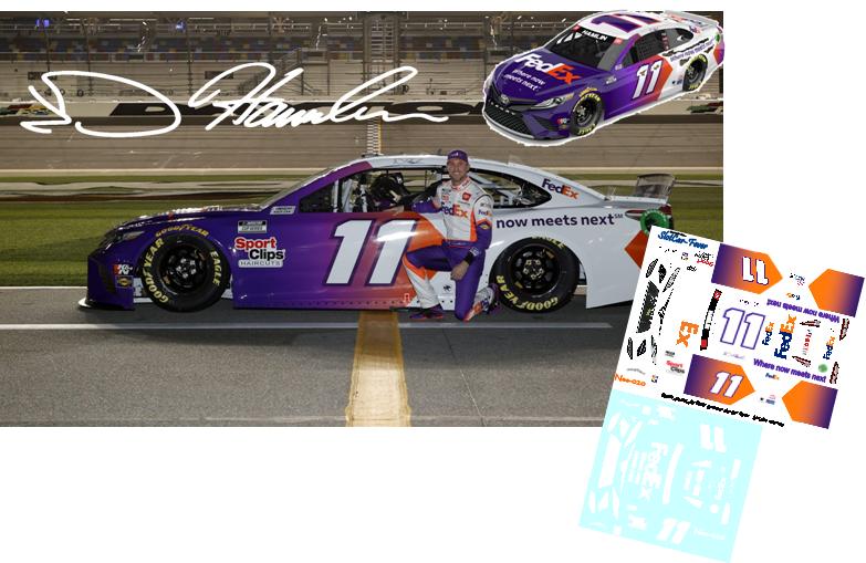 NAS21-020-C #11 Denny Hamlin FedEx 2021 Toyota Camry