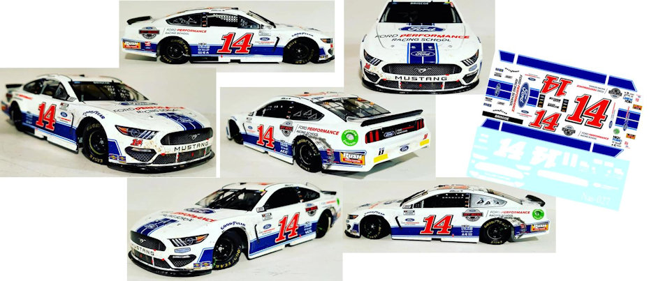 NAS21-027-C #14 Chase Briscoe 2021 Ford Mustang