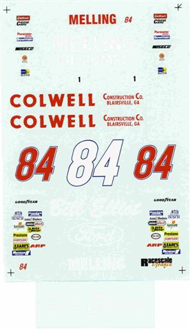 RAC_84Colwell #84 Bill Elliott Ford Colwell (1:24)
