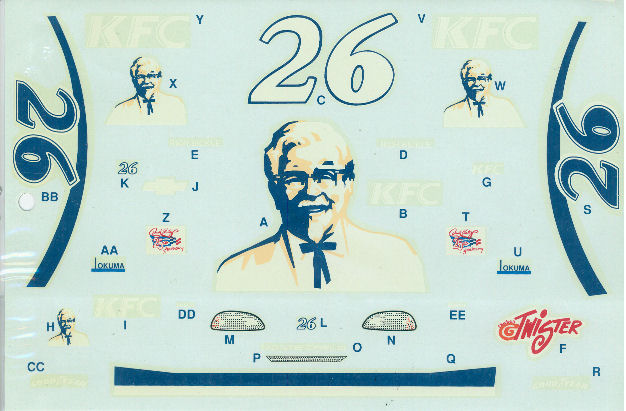 RB_26KFC #26 Rich Bickle '97 KFC Monte Carlo