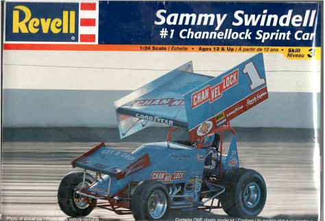 REV_85-2575 World of Outlaws #1 Sammy Swindell Channellock Sprint Car (1:24)