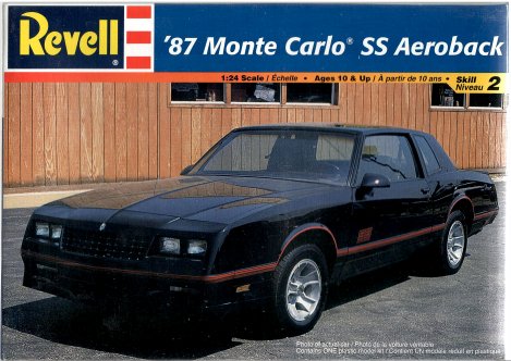 REV_85-2576 '87 Monte Carlo SS Aeroback model kit (1:24)