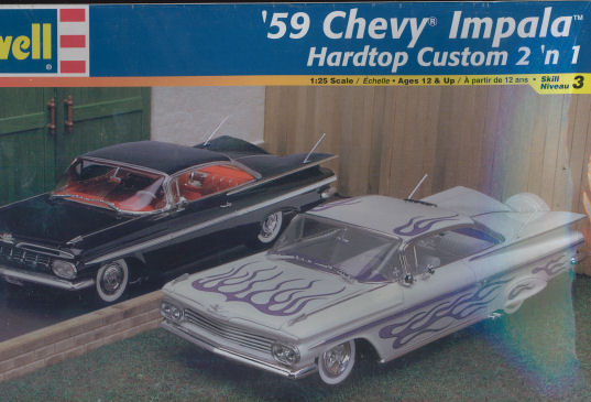 REV_2393 RARE  '59 Chevy Impala Hardtop 1:25