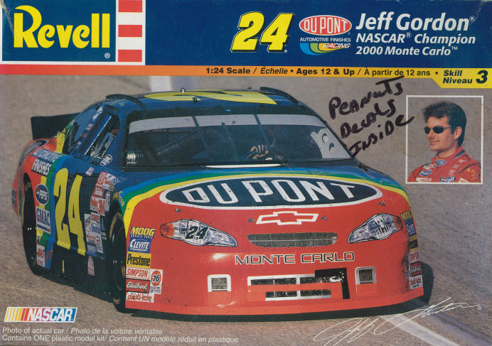 REV_85-2568 #24 Jeff Gordon 2000 Monte Carlo with Peanuts Decals