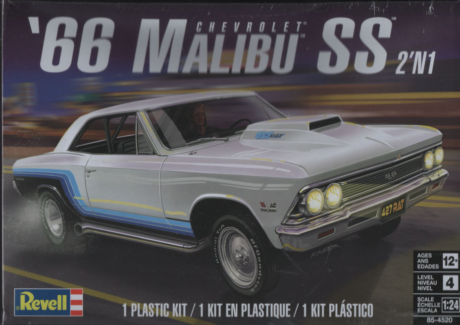 REV_85-4520 1966 Chevy Malibu SS Model Kit (1:24)