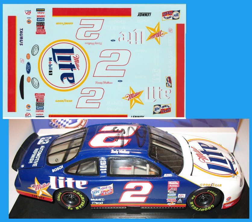 RW_2TrueTexas #2 Rusty Wallace True To Texas Miller Dodge (1:24)