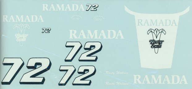 RW_72Ramada #7227 Rusty Wallace Ramada BUICK REGAL (1:24)