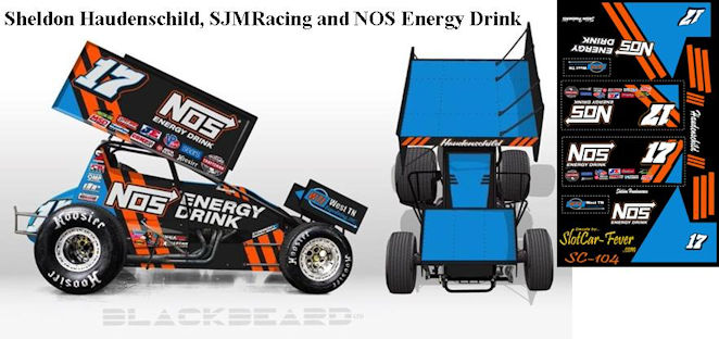 SC_104-C #17 Sheldon Haudenschild, SJM Racing and NOS Energy Drink 2018 Sprint Car