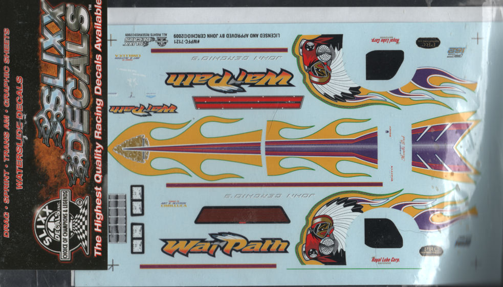 SLX_7121 War Path Somerset F/C-John Gerchio Drag decal 1:25/25