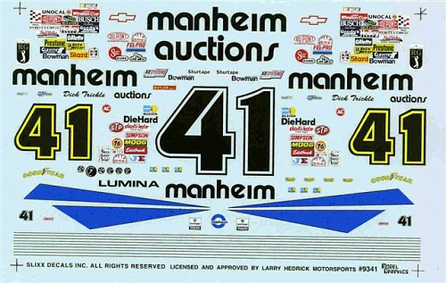 SLX_9341 #41 Manheim Auctions 1993 Dick Trickle (1:24)