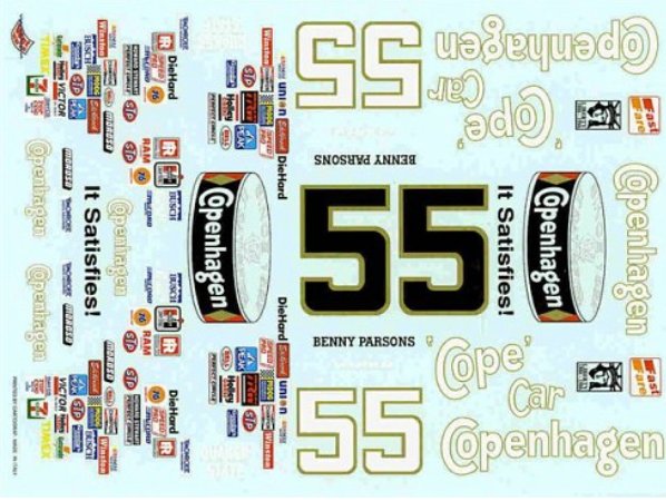 WWD_93 1984 Benny Parsons #55 Copenhagen (1:24)