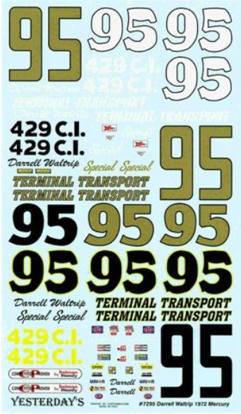 YES_95Terminal 1972 Darrell Waltrip #95 Terminal Transport (1:24)