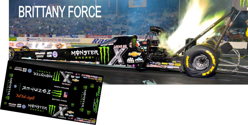 MM_098-C Brittany Force Monster dragster.