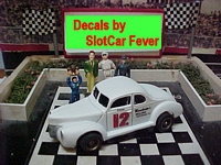 0017SC RTR #12 Leon Manchester Ford coupe 1:64 scale slot car