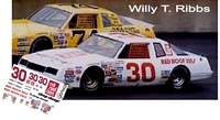 SCF1024 #30 Willy T. Ribbs '86 Red Roof Chevy