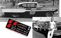 SCF1036-C #6 Cotton Owens driving Ray Nichel's prepared '57 Pontiac