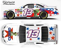 SCF1038 #13 Casey Mears Camry