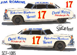 SCF1085 #17 Jim Romine Cherol Motors Hudson Hornet