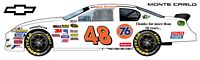 SCF1162 #48 Jeffrey Earnhardt Union 76 Chevy Monte Carlo