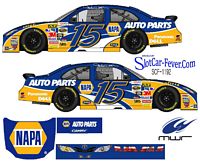 SCF1192-C #15 TMichael Waltrip NAPA Toyota Camry