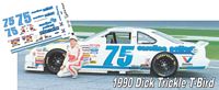 SCF1207 #75 Dick Trickle 1990 Ford Thunderbird