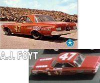 SCF1212 -C#47 A.J. Foyt 1964 Firecracker 400 Dodge