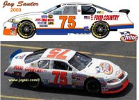 SCF1234 #75 Jay Sauter 2003 Food Country USA Chevy