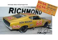 SCF1241-C #66 Donnie Allison 1969 Don Wagner Ford