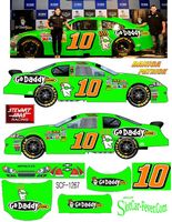 SCF1267-C #10 Danica Patrick Go Daddy 2012 Sprint Cup Chevy