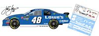 SCF1285-C #48 Jimmie Johnson 2012 Lowe's Chevy