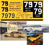 SCF1293-C #79 Frank Warren 63/64 Chevy & 64 Chevelle