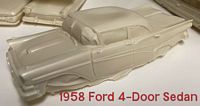 13258Ford2DrHartop 1:32 scale Resin1958 Ford 4-Door Sedan