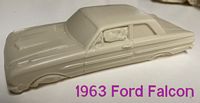 13263FordFalcon 1:32 scale Resin1963 Ford Falcon