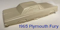 13265PlymouthFury 1:32 scale Resin1965 Plymouth Fury