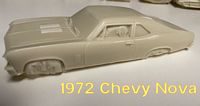 13272ChevyNova 1:32 scale Resin1972 Chevy Nova