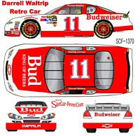 SCF1370-C #11 Darrell Waltrip Budweiser Chevy Fantasy car