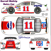 SCF1371-C #11 Darrell Waltrip Retro Pepsi Chevy Fantasy car