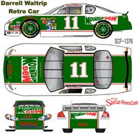 SCF1376-C #11 Darrell Waltrip Retro Mountain Dew Chevy