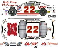 SCF1392 #22 Bobby Allison Miller High Life Chevy Fantasy Car