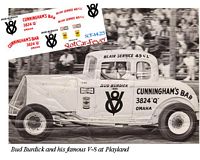 SCF1425 #V8 Bud Burdick 32 Ford Coupe