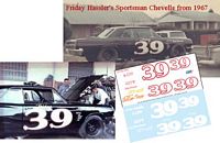 SCF1428-C #39 Friday Hassler 1965 Chevelle in 67