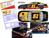 SCF1499-C #51 Kurt Busch 'ME' 2012 Chevy