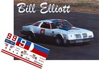 SCF1504-C #9 Bill Elliott 1977 Olds Cutlass  owned by Roger Hamby