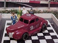 1524SC #9 Bud Moore "Legendary Flat Head Fords" 1:64 Slot Car
