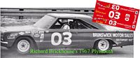 SCF1543-C #03 Richard Brickhouse 67 Plymouth
