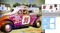 SCF1550-C #96 Dutch Hoag 1953 Monroe County Track Champion Coupe