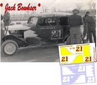 SCF1588-C #21 Jack Bowsher 32 Ford Sedan