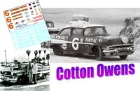 SCF1605-C #6 Cotton Owens 57 Stephens Pontiac