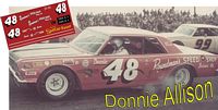 SCF1618-C #48 Donnie Allison 65 Chevelle