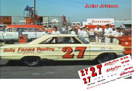 SCF1660 #27 Junior Johnson Holly Farms 64 Ford